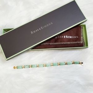 Green Jade Bar Bracelet